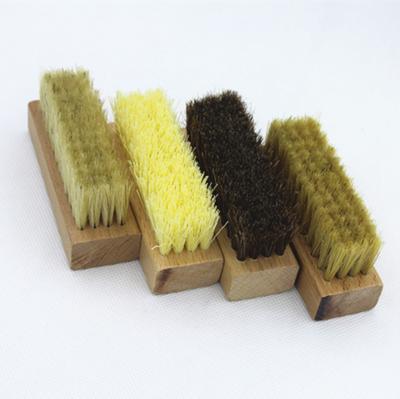 China 100% handmade factory price pp wooden decontamination shoe brush for sale