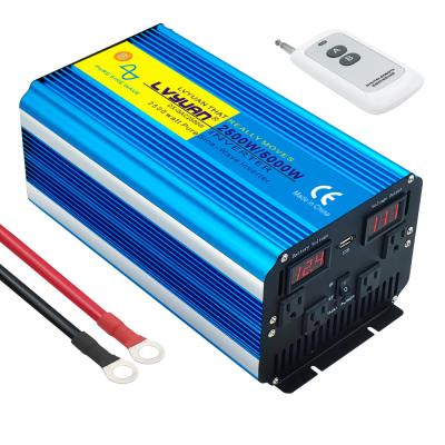 China For Lvyuan Air Conditioning Pure Sine Wave Power Inverters 2500W/5000W US Plugs 48V DC to 110V AC Inverter Driving Solar Travel for sale