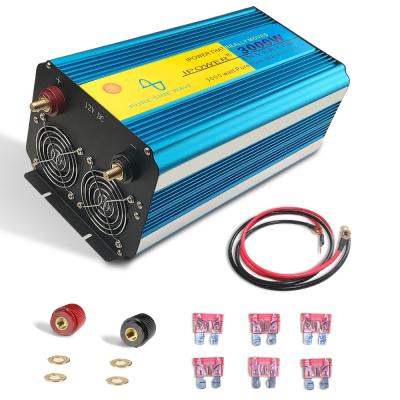 China For Air Conditioning Single Phase Off-Grid Inverter 3000W Pure Sine Wave DC 12V to AC 220V Solar Power Inverter Digital Display Voltage Converters for sale