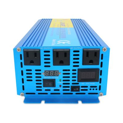 China For AC 220V Pure Air Conditioning 1800W/4000W Power Inverter Sinewave Inverter 12V Two Off Grid Inverter LCD Display Power Supply Inversor Car for sale