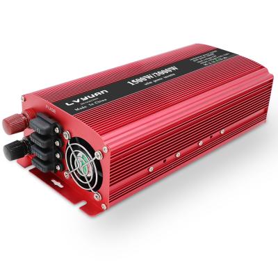 China For Car Power Inverter Charger 1500W/3000W Small Modified Soft Inverter Fan Switch Starter AC 220V/240V DC 12V/24V USB Dual Sine Wave for sale