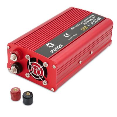 China For Small Fan Switch On Board Load Drive Inverter Modified Sine Wave Power Inverter 1500Watt 1.5KW Car Inverter Camp Inverter 12V 220V for sale