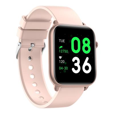 China Touch Screen New Product Body Temperature Monitor Blood Pressure Women Smart Watch 2021 With SPO2 Setting for sale