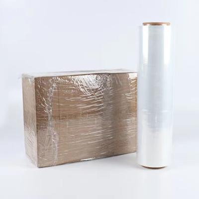 China Customized Clear White Wrapping Stretch Film Cheapest Big Roll Wrapping Moisture Proof Price Package for sale