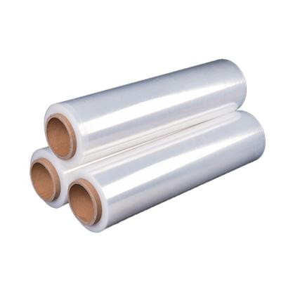 China Plastic Wrap Lldpe Stretch Film Jumbo Roll Moisture Proof Transparent Packaging Materials With Factory Price for sale