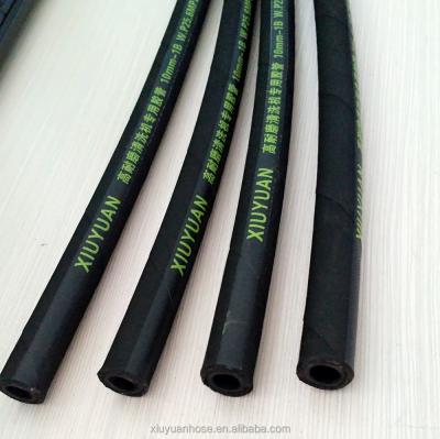 중국 Nitrile Rubber High Pressure Wire Hose Car Wash Water Braided Flexible Rubber Hose 판매용