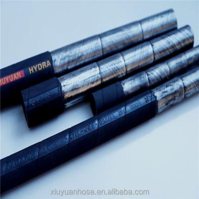 Chine NBR Thread Spiral Hose Hydraulic Oil Resistant Rubber Hydraulic Hose à vendre