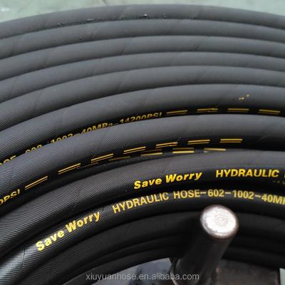 Chine Delivery Mineral Oil Or Water 602-2B Extracting Heavy Duty Rubber Hydraulic Oil Hose Water Pipe Industrial Rubber Tube à vendre