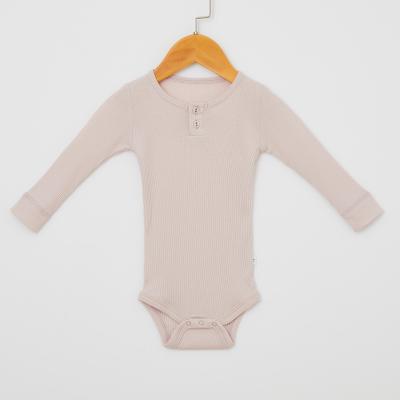 China Modal Cotton / Cotton Blended Baby Basics Long Sleeve Romper Jumpsuits for sale