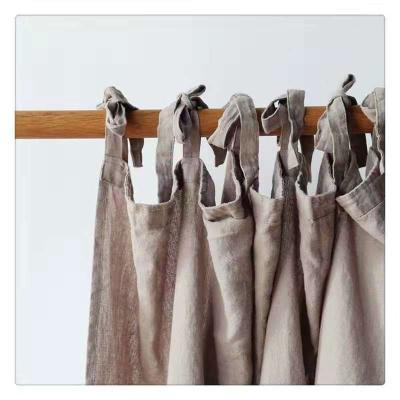 China Viable Simple Style Linen Wholesale High Quality 100 Canvas Curtains/Shower Curtain for sale