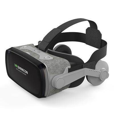 China ABS 2022 New G07E 9th Generation Virtual Reality Glass 3D Glass Fabric VR Head-mounted Digital Headset for sale