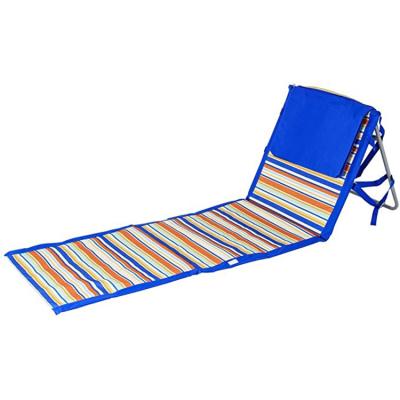 China Sustainable Portable Wholesale Waterproof Travel Beach Folding Padded Camping Foldable Beach Chair Mat for sale