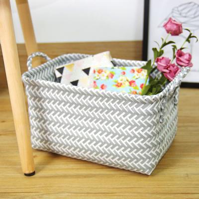 China Viable Custom PP Material Toys Storage Basket Storage Box Bin For Clothes Storage for sale