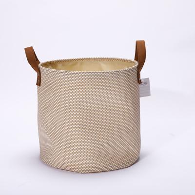 China Large Morden Storage Basket Luxury Folding Cute Home Laundry Hamper Dirty Laundry Hamper With PP Material for sale