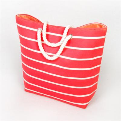 China Fashion OEM Band High Capacity Summer Tote Bag Shoulder Beach Bag Basket Storage Beach Bag for sale