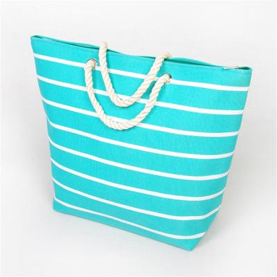 China Others Customized Wholesale Summer Tote Beach Bag On Sale Cotton Handbags Fashion Cotton Rope Bag for sale