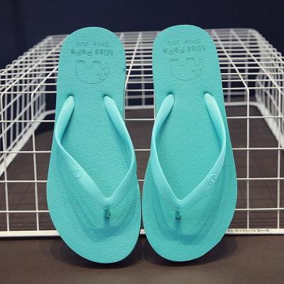 China Factory Price New Design Wholesale Men's Beach Good Quality Flip Flops For Men PVC Outsole Slippers CUSHIONING for sale