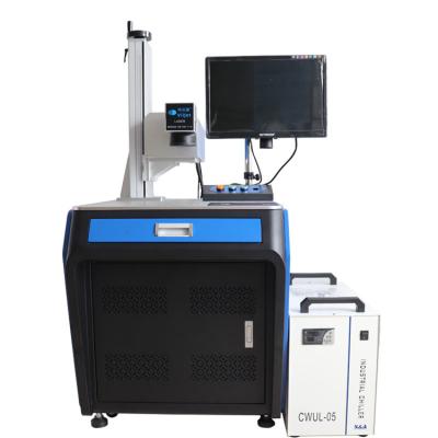 China UV Laser Marking Desktop Laser Marking Machine For PVC Pipe Two-Bar-Code Marking for sale