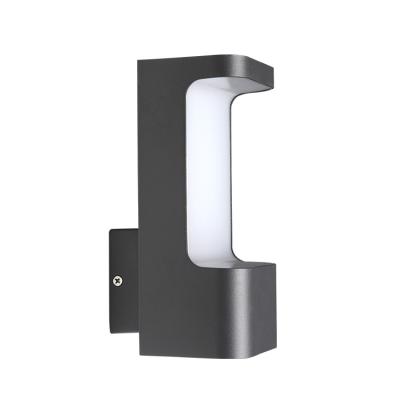 China Outdoor Courtyard Modern Led Wall Lighting Cube Sconce Lamp Fixture Mount Outdoor Street Garden Wall Light for sale