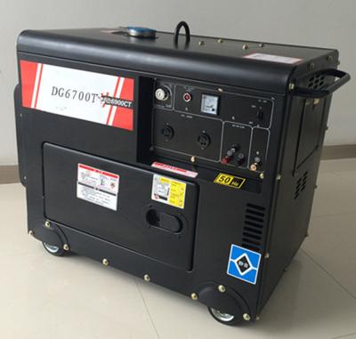 China Cheap generator  5kw  silent diesel generator single phase key start  for home use for sale