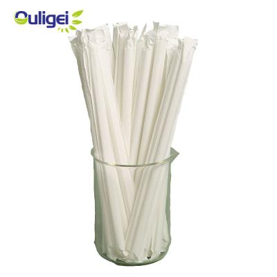 China Disposable Eco Straw Environment Friendly Bio Biodegradable PLA Drinking Straw for sale