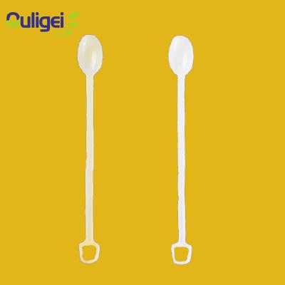 China 2022 New Sale Biodegradable New Sale Eco-Friendly Stored Reusable Disposable Plastic Spoon For Honey Ice Cream Soup Coffee for sale