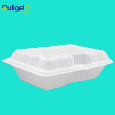 China Healthy freshness preservation eco pla meal prep containers take away bento lunch boxes disposable food containers for sale