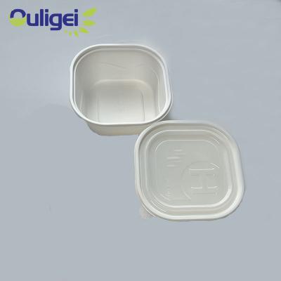 China Freshness Preservation Wholesale Custom Biodegradable PLA Salad Bowl Dessert Hard Bowls for sale