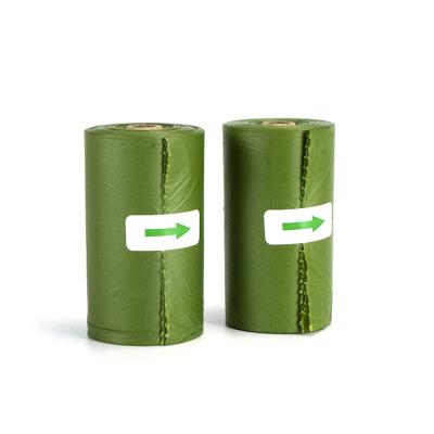 China Eco-Friendly Total Biodegradable Pet Sustainable Weasts Cleaning Pla Poop Bags for sale