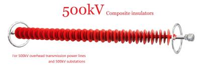 China 500kV AC Composite Polymer Insulator , IEC 61109 Electric Line Insulators for sale