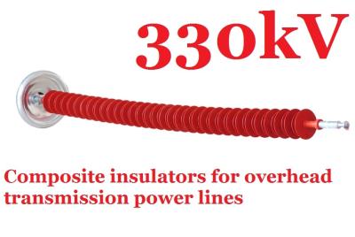 China EHV AC Composite Polymer Insulator 330 kV For Electricity Transmission Lines for sale