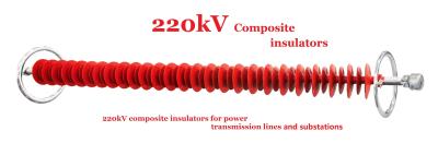 China IEC 61109 Standard EHV DC Transmission Tower Insulators 220kv High Strength for sale