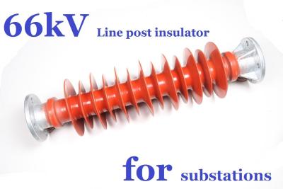 China 66kV Polymer Station Post Insulators Flameproof High Pollution Resistance for sale