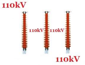 China 110 kV Electrical Line Post Insulator , Red Polymer Cross Arm Insulator for sale