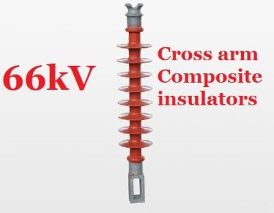 China 66kV Electric Line Post Insulator IEC 61952 Cross Arm Type For Power Lines for sale