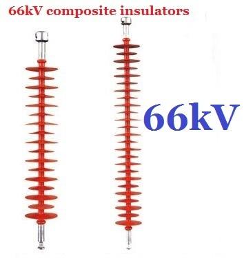 China 66kv Substation Composite Suspension Insulator Long Rod With One Corona Ring for sale