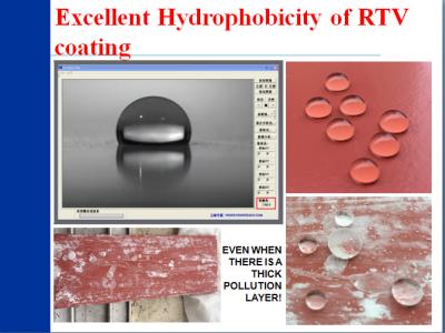 China Room Temperature Vulcanized PRTV RTV Silicone Coatings For Ceramic Insulators for sale