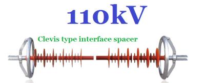 China Boven Samengestelde Elektrische Baltype 100kN van de Lijnisolatie 110Kv Grote Mechanische Lading Te koop