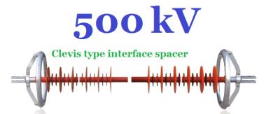 China Hoogspanningsinterphase de Grote Bal die van het Isolatieverbindingsstuk 500kv Type beëindigen Te koop