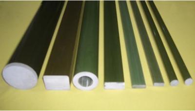 China Polishing Pultruded Fiberglass Rod , Polymer Insulator Epoxy Resin FRP Rod for sale