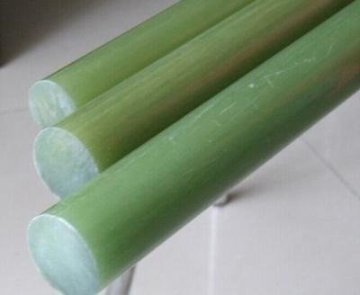 China 130mm Epoxy Resin Pultruded Rod Green Polishing For Polymer Insulators for sale