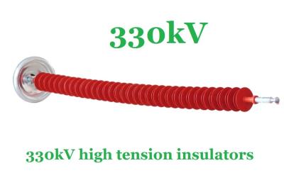 China 330kV AC Long Rod Insulator Silicon Rubber For Electricity Transmission Lines for sale