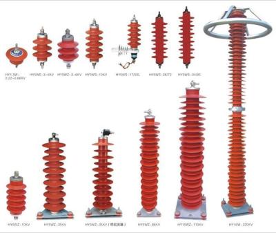 China Metal Oxide Lightning Electrical Surge Arrester Polymer UV Resistant for sale