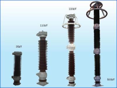 China 500kV Station Class Surge Arrester , Transmission Line Porcelain Surge Arrester for sale