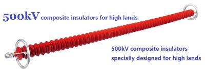 China 500kV Composite / Polymeric High Tension Insulators / Transmission Line Insulator for sale