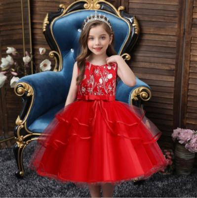 China Wholesale New JL00004 Girls Princess Dress Halloween Children's Skirts Breathable Stain Girls Performance Dress for sale