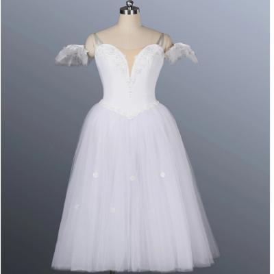 China Adult Professional Ballet Costume HT00006 Ballet TUTU The New Costume The Long White TUTU Dress for sale