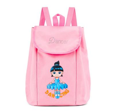 China Girls Dancing Duffel Bag Girls Pink / Black Embroidery Dance Shoes Shoulder Bags for sale