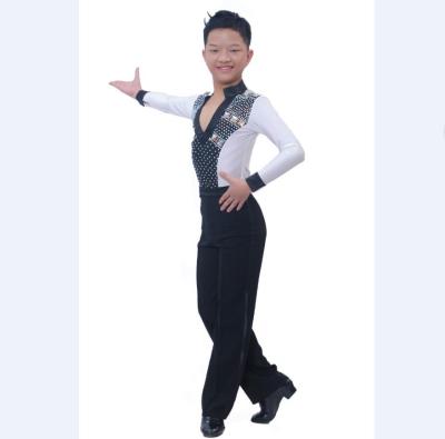 China from above & Pique B000055 Latin Jazz Tango Samba Ballroom Kids Boys Dance Costumes for sale