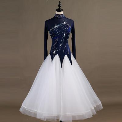 China DB19057 Women Girls Competition International Standard Ballroom Dancing ANTI-SHRINK Dress for sale